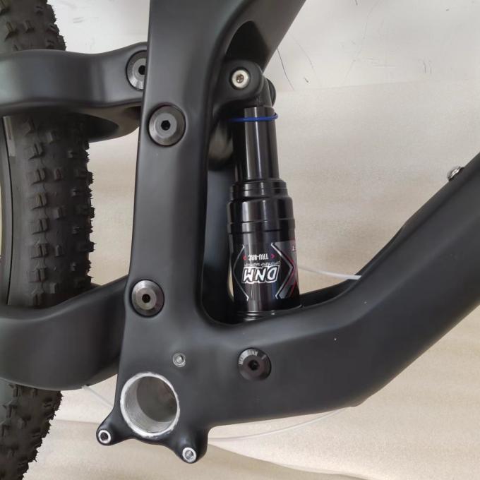 cadre de vélo du carbone MTB de suspension de cadre de poussée de montagne de la traînée 29x2.35 plein 10