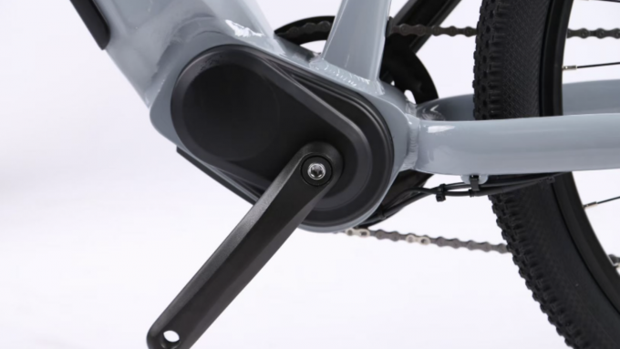 Vélo électrique léger d'alliage d'aluminium avec le gris électrique de vélo de montagne de batterie démontable et de contrôle intelligent 1