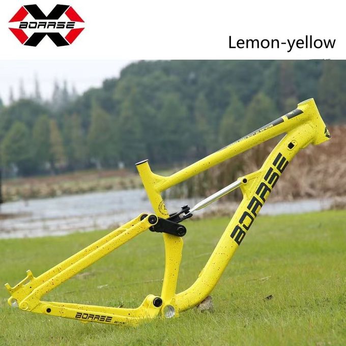 Cadre de vélo de montagne de 17 pouces Couleur jaune pour une durabilité durable 5